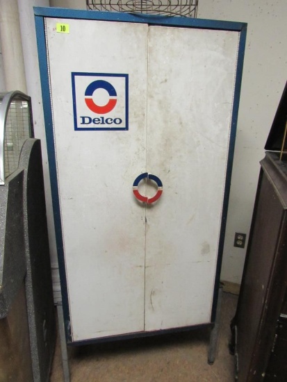 Vintage AC Delco 5ft. Service Station Cabinet