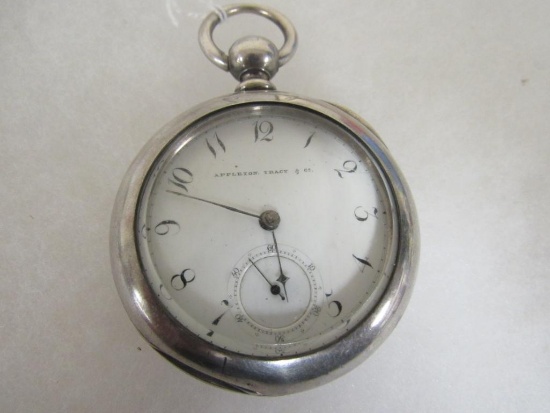 Rare 1859 Waltham Appleton, Tracy & Co. 18s 16 Jewel Pocket Watch