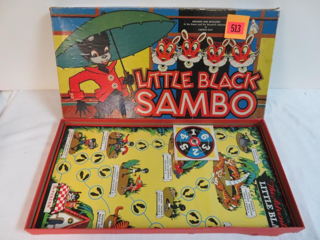 Antique 1951 Little Black Sambo Board Game by | Proxibid