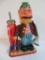 Vintage Rosko Tomiyama (Japan) Battery Op Balloon Seller