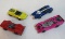 Vintage 1973 Redline Hot Wheels Enamel Lot (4) Peeping Bomb, Jet Threat+