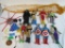 Lot Vintage 1970's Mego Figures, Parts, Pieces, Misc.