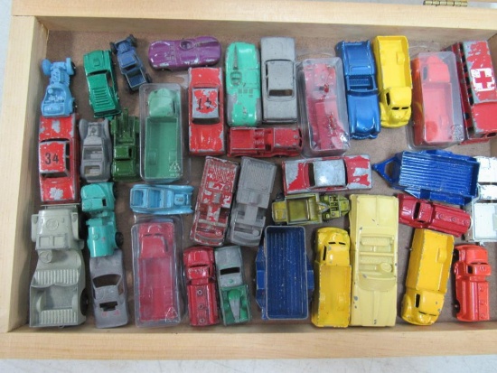 Lot (36) Vintage Midge & Tootsie Toy Die Cast Cars & Trucks