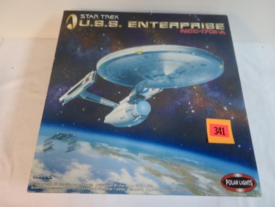 Polar Lights 1:350 Scale Star Trek USS Enterprise Model Kit MIB Sealed Contents