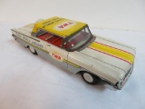 Excellent 1960's Taiyo Japan Tin Friction TWA Airlines Airport Service Ford Sedan