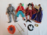 Vintage 1970's Mego Pirates, Knights, etc. Grouping