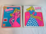 Lot (2) Vintage Barbie Fashion Doll Vinyl Cases