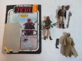 Lot (3) Vintage 1983 Star Wars ROTJ Figures Complete Lando, Weequay+