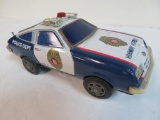 Vintage Battery Op Japan Tin Highway Patrol Police Car