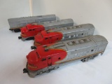 Lionel Post-War Santa Fe Diesel ABA Grouping