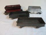 Lionel Pre-War Standard Ga. Tin Lot (4) As-is