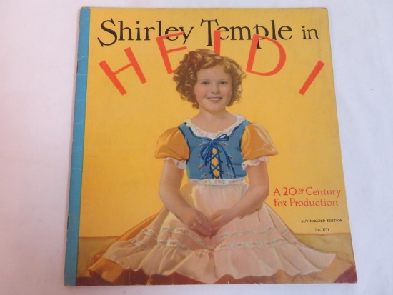 Shirley Temple "Heidi" (1937) Softcover Movie Book
