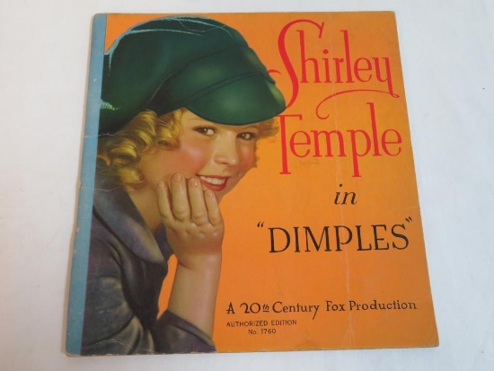 Shirley Temple "Dimples" (1936) Softcover Movie Book