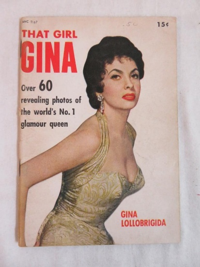 That Girl Gina (1955) Gina Lollobrigida Pin-Up Pocket Magazine