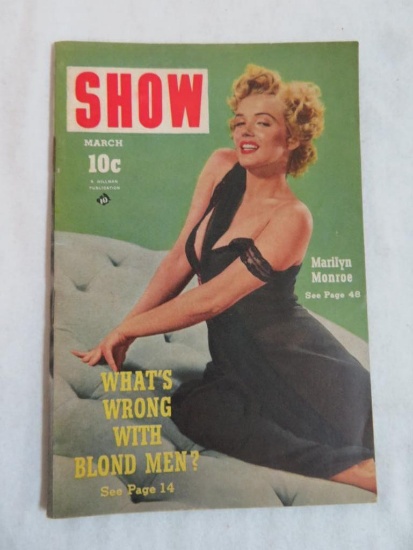 Show (March, 1953) Men's Pocket Magazine Marilyn Monroe