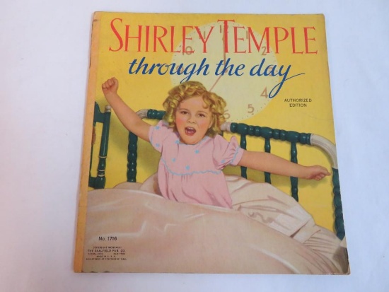 Shirley Temple Through The Day (1936) Softcover Book