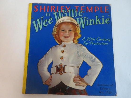 Shirley Temple "Wee Willie Winkie" (1937) Softcover Movie Book