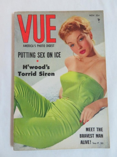 Vue Men's Photo Digest Pin-Up Magazine (Nov.,1955) Marilyn Monroe