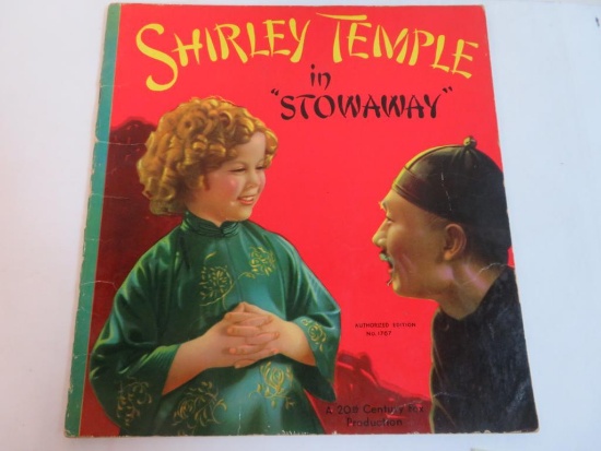 Shirley Temple "Stowaway" (1937) Softcover Movie Book