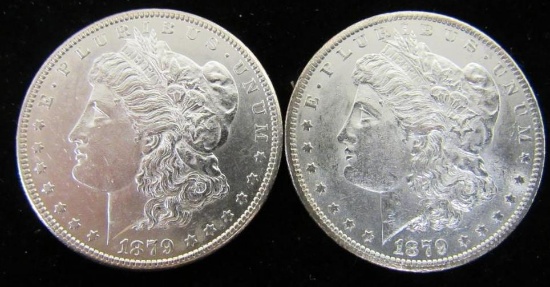 1879-O & 1879-S Morgan Silver Dollars