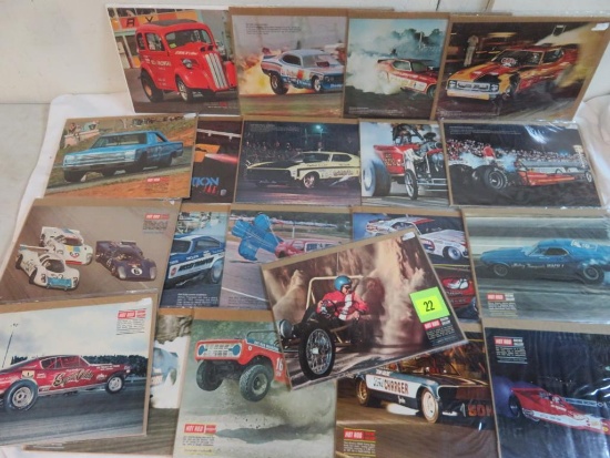 Lot of (20) Vintage Hot Rod Magazine Stock Car and Racing Photos