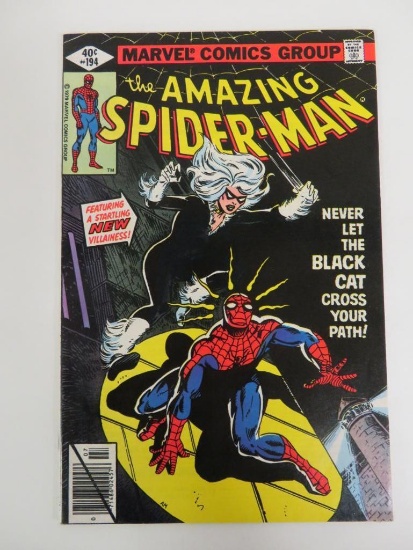 Amazing Spiderman #194 (1979) Key 1st Appearance Black Cat