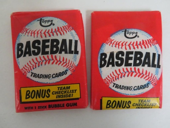(2) Unopened 1974 Topps Baseball Wax Packs