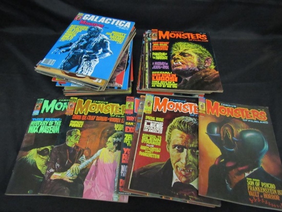 Huge Lot (40+) Vintage Famous Monsters of Filmland Magazines