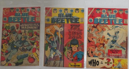 Blue Beetle (1967 Charlton) #1, 2, 3 Silver Age Key