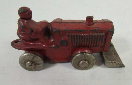 Antique Hubley or Arcade 3" Cast Iron Tractor with Loader