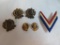 Excellent Grouping of Antique Service Pins includes (2) Rare Coca-Cola