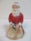 Artist Signed Fenton Hand Painted Santa Claus with Toy Bag