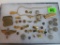 Grouping of 1940's WWII Military Insignia, Pins + Inc. WWII USAF Wings Hat Badge, Dog Tags +