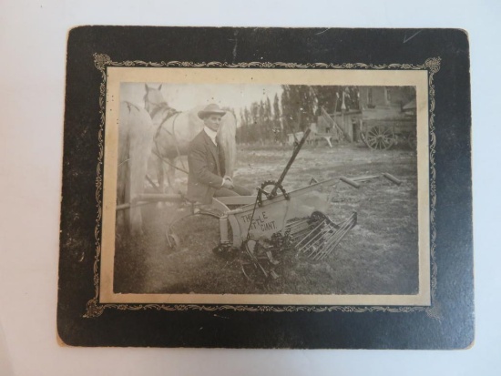 c.1885 Little Giant Field Plow Photograph