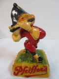 Outstanding Antique Pfeiffer's Beer Chalkware Advertising Statue