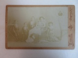 c.1885 Horvath Midges Sideshow Circus Cabinet Photo