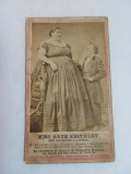 c.1890 Missouri Giantess Circus Sideshow CDV Photograph