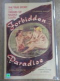 Rare Original 1924 Forbidden Paradise Nudist 1 Sheet Movie Poster