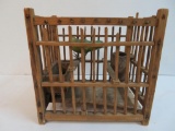 Gold Miner Canary Cage/Wooden Cage