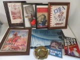 Grouping of 1939 New York World's Fair Souvenir Ashtray, Booklets & Brochures