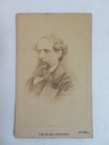 Rare! Charles Dickens Advertising CDV Photograph