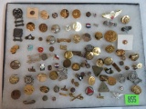 Large Lot of Asst. US Military Pins