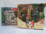 GI Joe 2 pack Action Figure Set w/ Vietnam Base Camp Accessory Pack