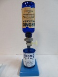 Antique Bromo Seltzer Bottle Dispenser with Cup