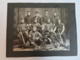 c.1890's College Team Baseball Photograph