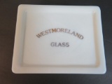 Rare Antique Westmoreland Milk Glass Covered Box