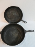 Lot of (2) Vintage Wagner Cast Iron Pans