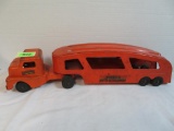 Vintage Structo Pressed Steel Haul-Away Car Hauler