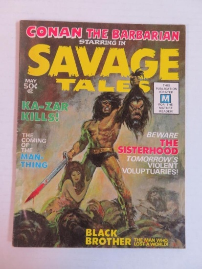 Savage Tales #1 (1971) Rare Bronze Age Marvel Mag/ 1st Appearance MAN-THING