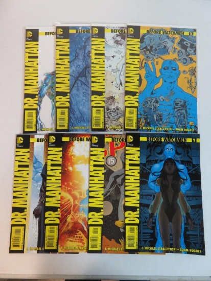 Before Watchmen 2012 "Dr. Manhattan" #1-4, + Variant Covers #1-4